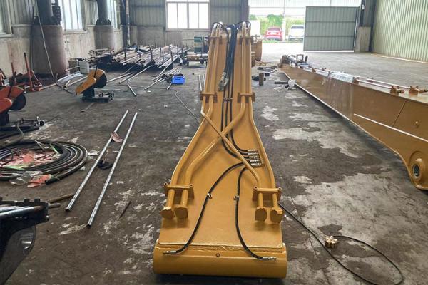 A máquina escavadora Long Arm 18 mede a máquina escavadora prática Dipper Arm Extension para KOMATSU HITACHI HYUNDAI SANY