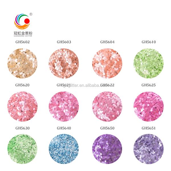 Christmas Decoration Supplies Bulk Mica PET Glitter Powder For Makeup OEM