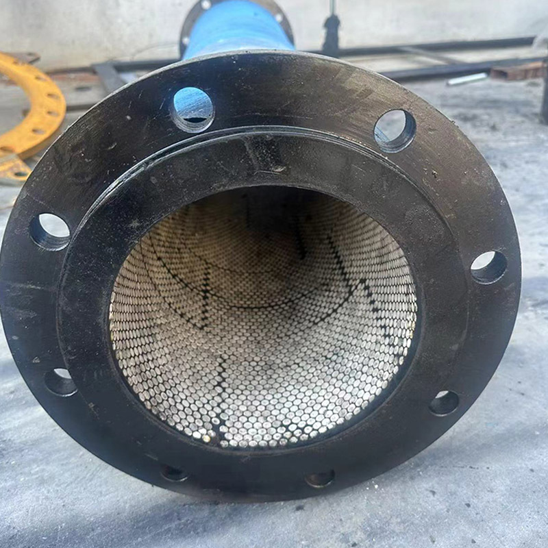 Ceramic Lined Hose with Flange Connection for Easy Installation and Leak Proof Performance