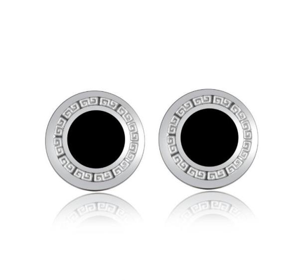 316L Stainless Steel Jewelry Fashion Jewellery Earrings Fashion Earring for Men Black Shell Earring