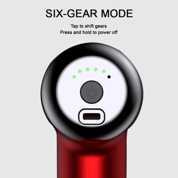 Rechargeable Pocket Massage Gun with 4-8 Hours Charging Time and Body Massage Style