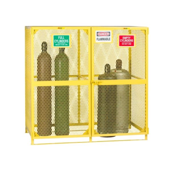 Welded Wire Mesh Gas Bottle Cage Powder Coated Gas Cylinder Cage