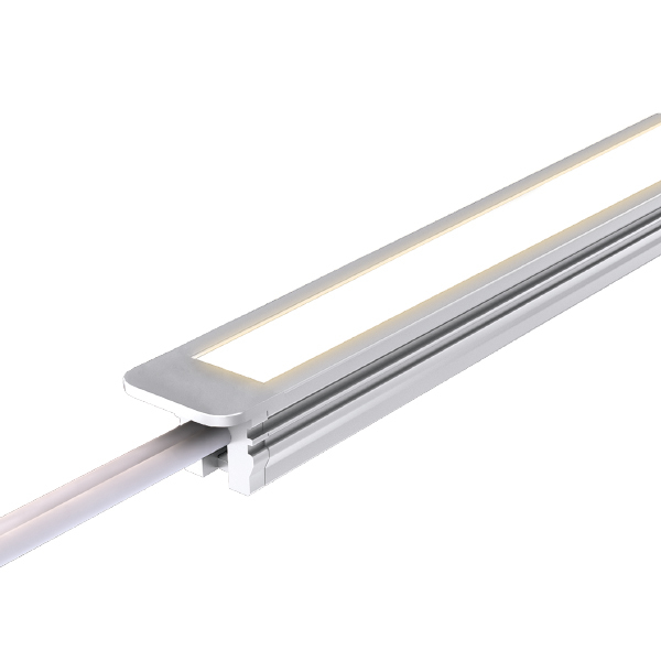 12V/24V 8W/M CRI90+ Under Cabinet Embedded LED Strip Light 15° Oblique And Direct Illumination