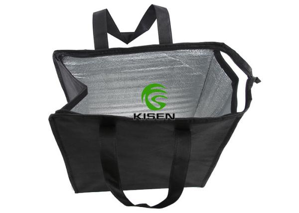 Food Delivery Insulated Cooler Bags Foldable Tote Type Waterproof With Handle