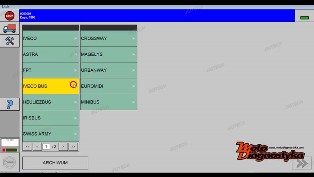 Truck Diagnostic Scanner for IVECO ELTRAC EASY with Eltrac 15.1 version Module for IVECO ECI diagnostic tool