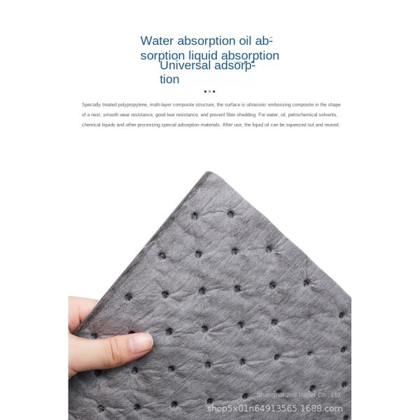 KILINE 30% Discount Gray Carbon Fiber Fabric Woven Pressure Point Adsorption Eco-Friendly Industrial Cleaning Paper