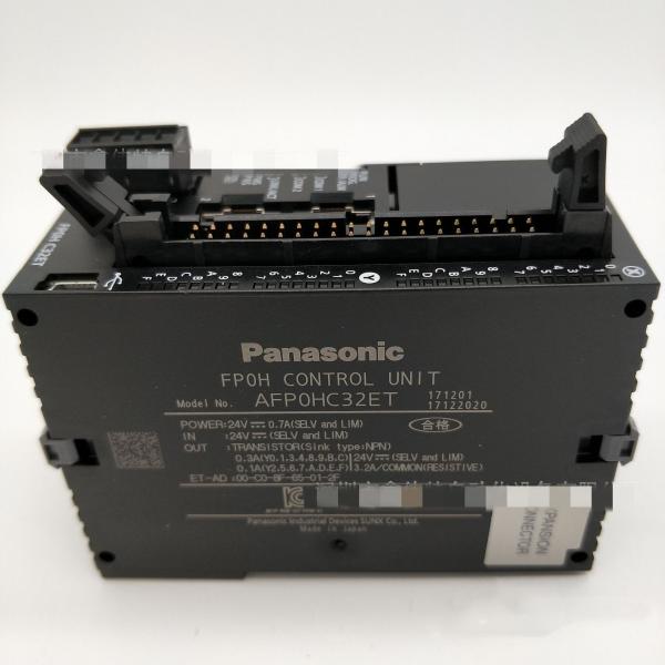 Processador central programável de (PLC) 24VDC FP0H do controlador da lógica de AFP0HC32ET 24 VDC, 16/16, 64K, SD