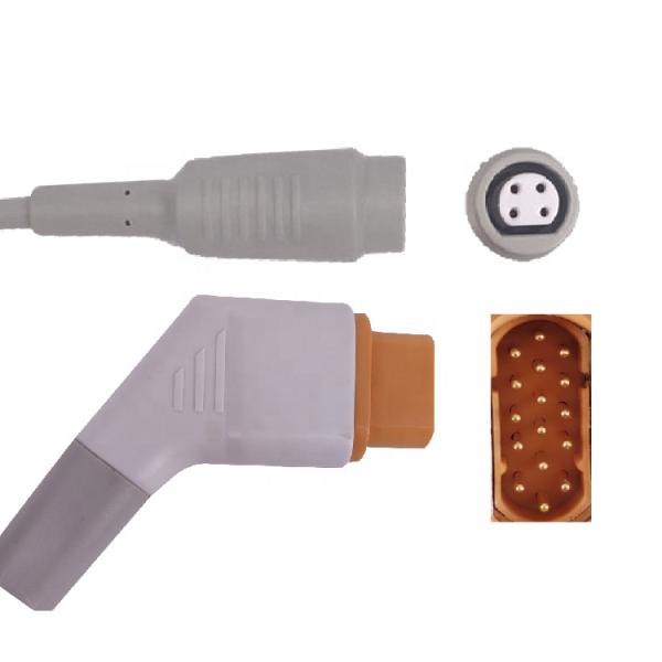 Drager 16 Pin Invasive Blood Pressure Cable To Mindray Transducer IBP Cable