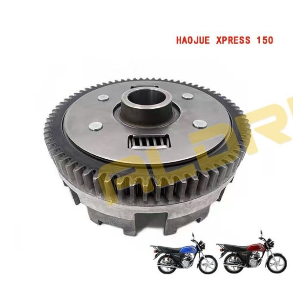 ALDRICH CLUTCH COVER - HAOJUE XPRESS - ADC12 Aluminum Alloy Engine Side Case