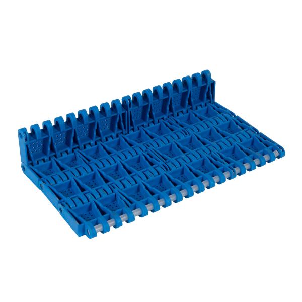                  Clear Plastic Chain Plastic Modular Slat Top Chain for Assembly Line             