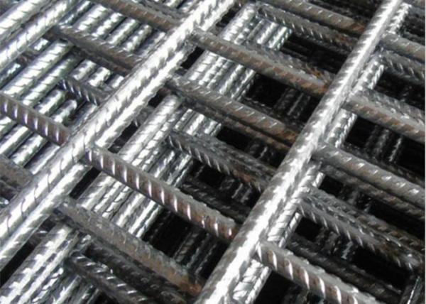 High Strength 200 X 200mm Hole Concrete Reinforcement Welded Wire Mesh Ribbed Steel
