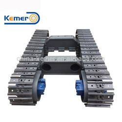 3.5 Ton Loading Capacity Steel Tracks Shoes Undercarriages for KEMER Drilling Machinery