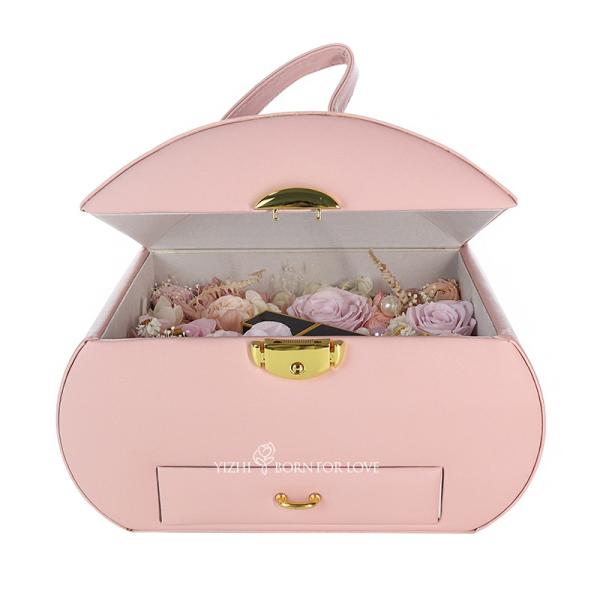 Rose Jewelry Box eterno de luxe é o melhor presente de época natalícia para sua pessoa favorita