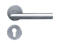 European Fire Rated Door Lever Handle Solid Stainless Steel 304 For Interior Door
