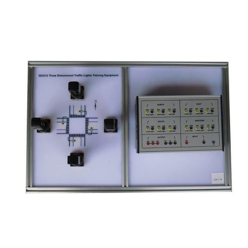engineering educational equipment Electrical Lab Equipment Three Dimensional Traffic Lights Training Equipment