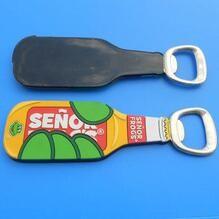 Custom  SENOR FROGS 3d Soft PVC Bottle Shaped Bottle Opener For Company Anniversary Gifts
