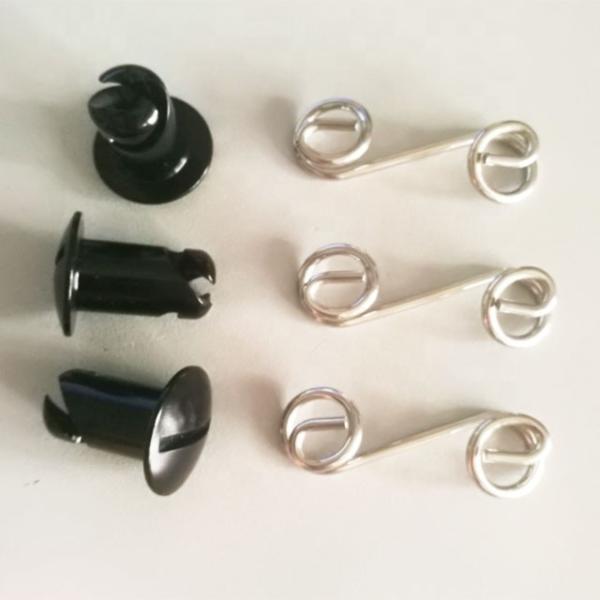 Solución de reemplazo universal de cuatro vueltas de aluminio estándar universal Dzus sujetador 7/16.500 largo con muelles 1-3/8 