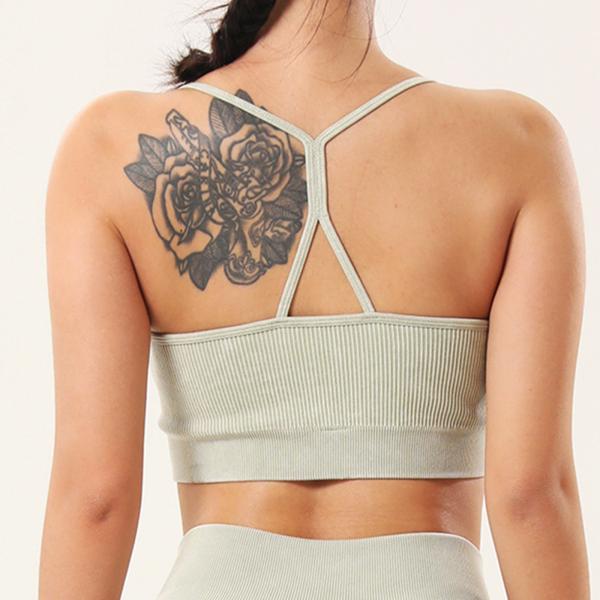 Дизайн регулируемый фитнес Секси короткий спортзал Йога спортивный бюстгальтер короткий набор для женщин спортивный костюм