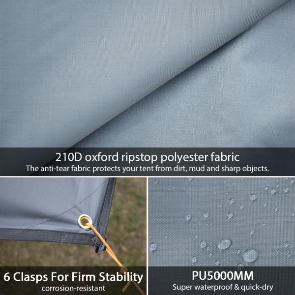 Multipurpose 0.78kg Tent Footprint Groundsheet