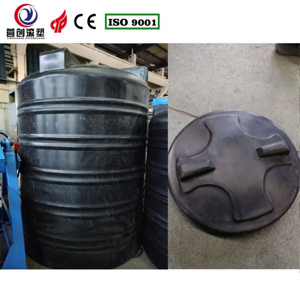 Large Heating Chamber CS-2A-3000 Shuttle Rotomolder, Heavy Duty Double Arm Rotational Molding Machine For Big Plastic Tanks