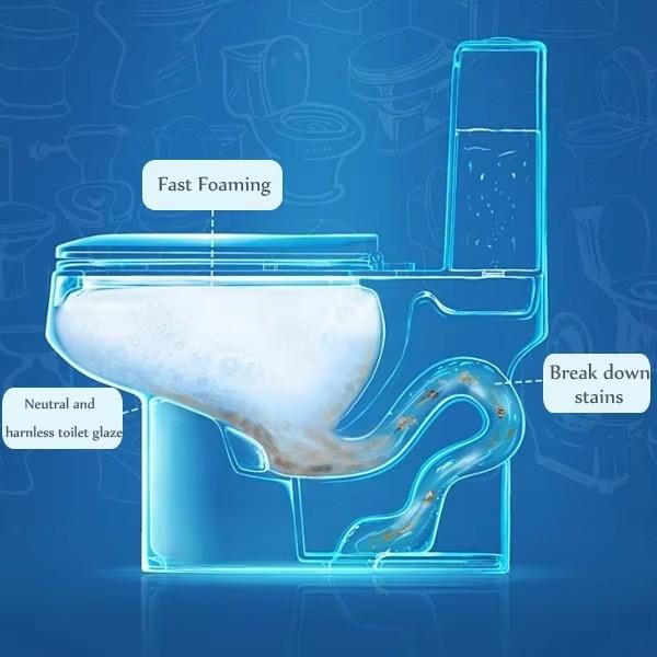 Deep Cleaning Toilet Cleaning Sheets Toilet Cleaning Strips Convenient Hypoallergenic