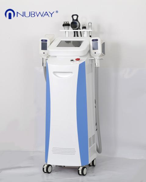 Double Chin removal 5 handles Cryolipolysis RF Cavitation body slimming machine