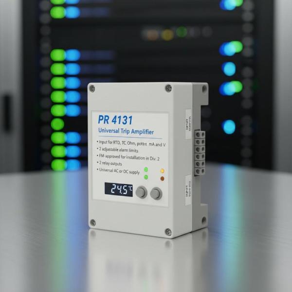 PR 4131 Universal Trip Amplifier FM Approved 2 Relay Outputs 2 Adjustable Alarm Limits