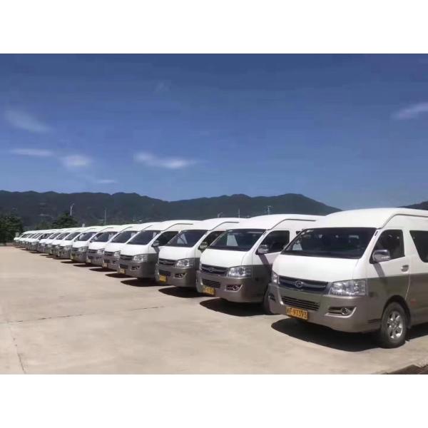 Electric Luxury Cabin ISO Used Passenger Van 7 Seats 70 Kwh Rear Doors