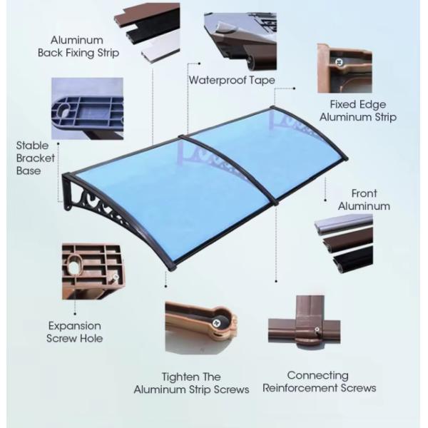 Теневые навесы навесы алюминиевые люксовые садовые навесы