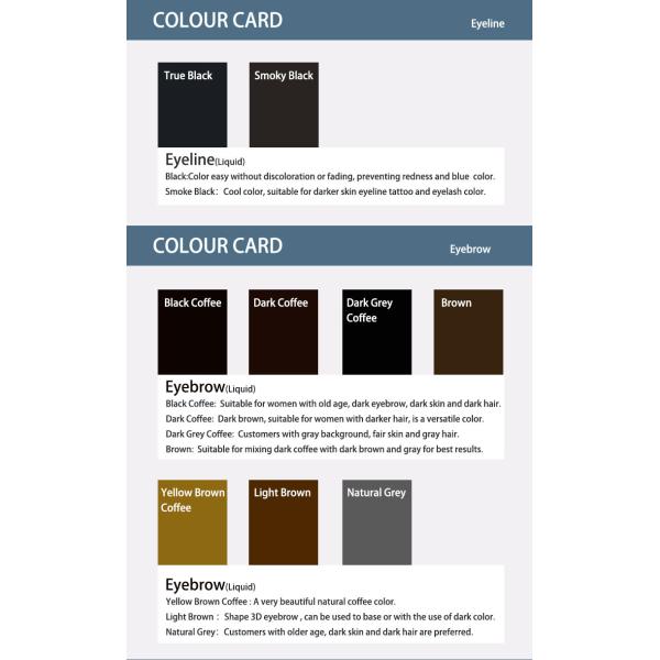 Большой пигмент макияжа OEM чернил татуировки бутылки 1000ML/ODM микро- Semi постоянный брови губы карандаша для глаз