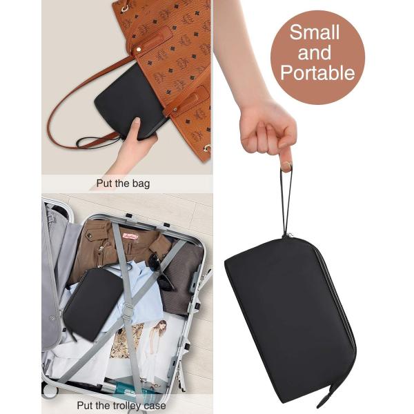 Wholesale Custom Waterproof Nylon Makeup Travel Cosmetic Pouch Bag with pockets