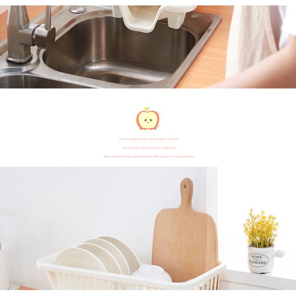 Cupboard Dish Kitchen Storage Racks Plastic Basket Organizer Holders