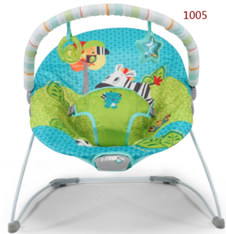 3 Level Infant Rocker Chair Adjustable Newborn Rocking Chair Blue