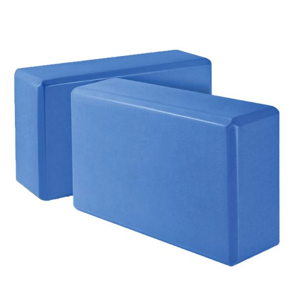 Non Toxic Blue Yoga Block Silicone Peanut Therapy Vibrating Eva Foam 9in