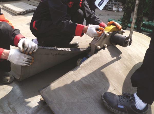 Steel cord conveyor belt cutter Portable Hydraulic Cutter for Steel-Cord Conveyor Belt