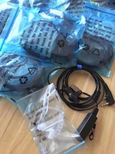 OEM Two Way Radio Accessories Surveillance Clear Acoustic Tube For Kenwood Radio