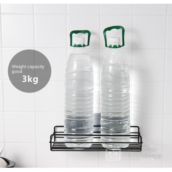 Modern Style Iron Bathroom Shelves with Chrome Finish and Shampoo Storage Basket