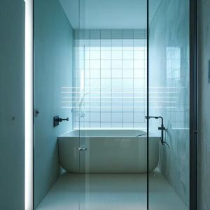 Luxury Shower Rooms Glass Application Built With Tempered Glass Float Glass