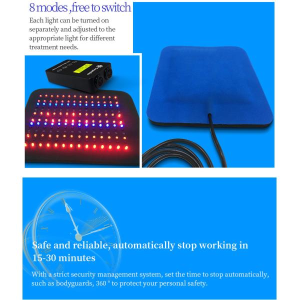 Терапия красного света машины терапией домашней пользы фотодинамическая прокладывает напряжение тока деятельности 12в