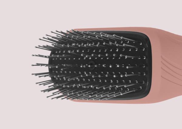 Prevent Hair Loss Pink 20CM 110g Ionic Hair Brush
