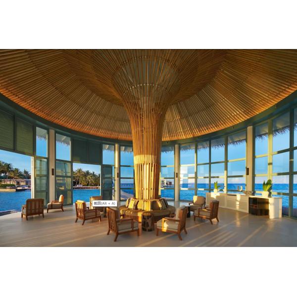 Мебель спальни Мальдивов Meradhoo лотерей выполненная на заказ для виллы воды/виллы пляжа