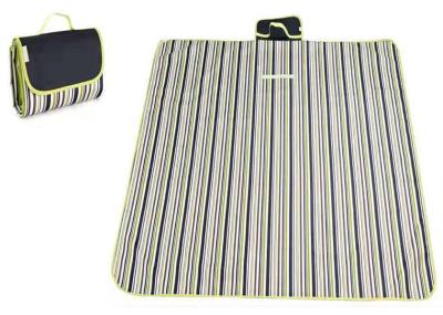 Convenient Folding Picnic Blanket With Thick Water Resistant PVC Backing