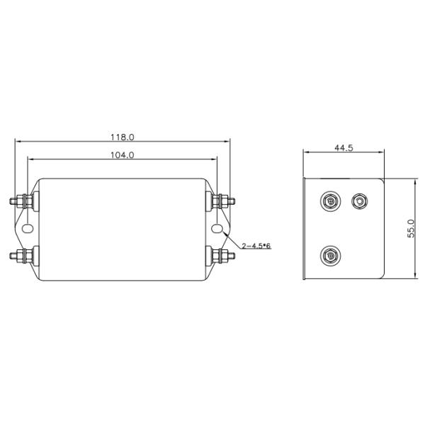 EMI YB24D4-10A-S низкопроходный фильтрует бытовые техники для того чтобы скрепить болтами вне низкопроходный фильтр