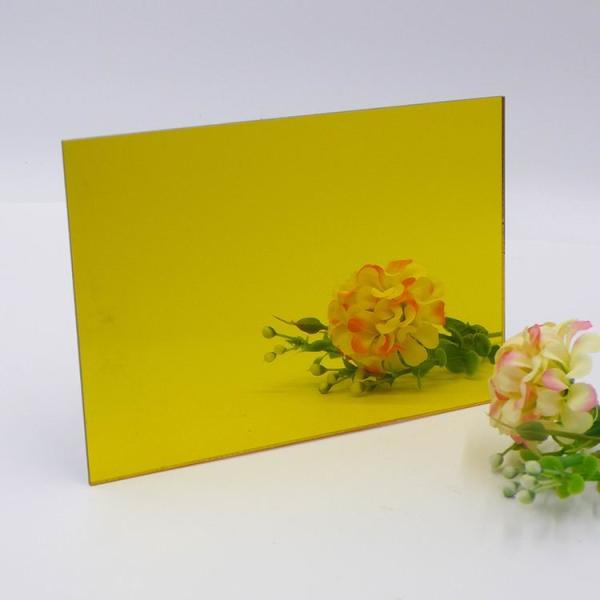Colour Plastic Mirror Plexiglass 4x8 10x10 Gold Acrylic Sheet For Laser Cutting