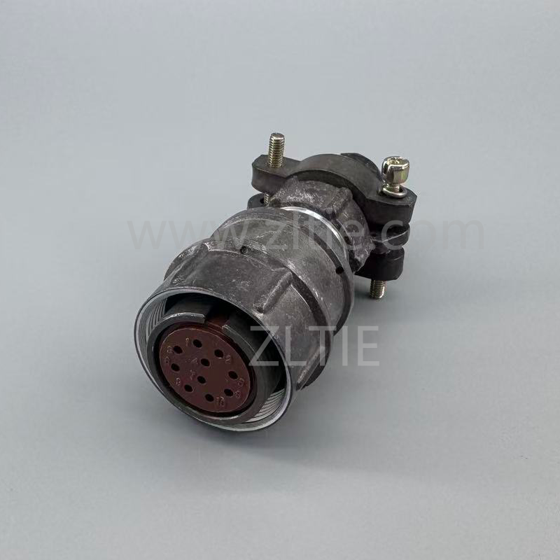 2PM-22 Series 10 Pin Female Circular Connector Straight Cable Plug Unshielded –