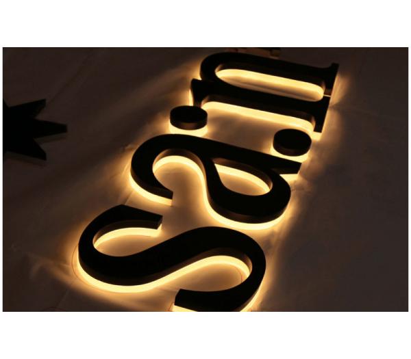 Custom Signage logo light letter wall signage indoor customised led corporate sign