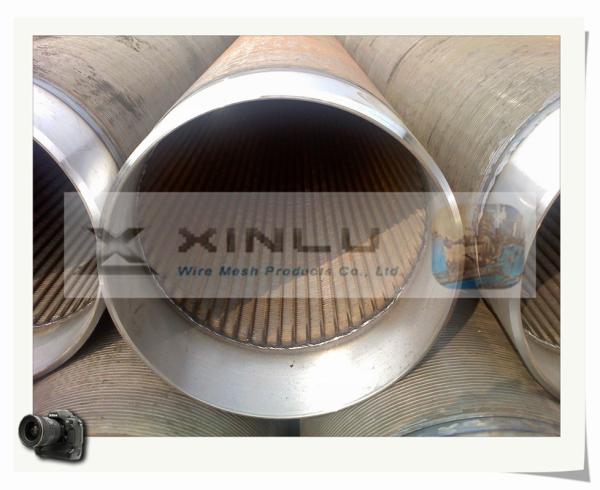 Low Carbon Vee Wire Galvanized Dewatering Screen Pipe  6-5/8 Long 5.8m