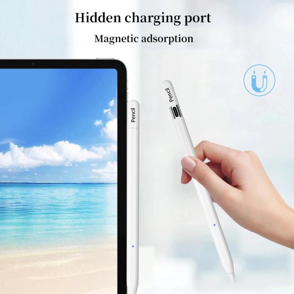 Capacitive Active Pen For iPad Pro Type-c Pencil on iPad Air/iPad10/iPad Mini6 Tablet