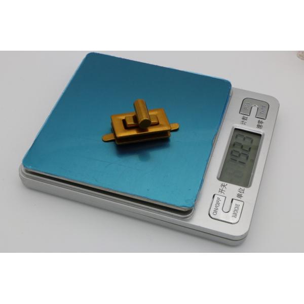 Custom Fashion Zinc Alloy Handbag Hardware Square Metal Bag Twist Turn Lock