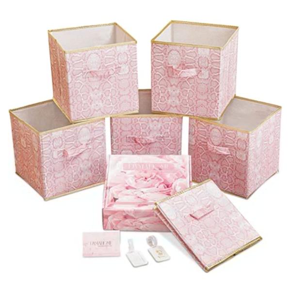 BSCI  6 Sets Soft Sided Storage Baskets , Soft Storage Containers